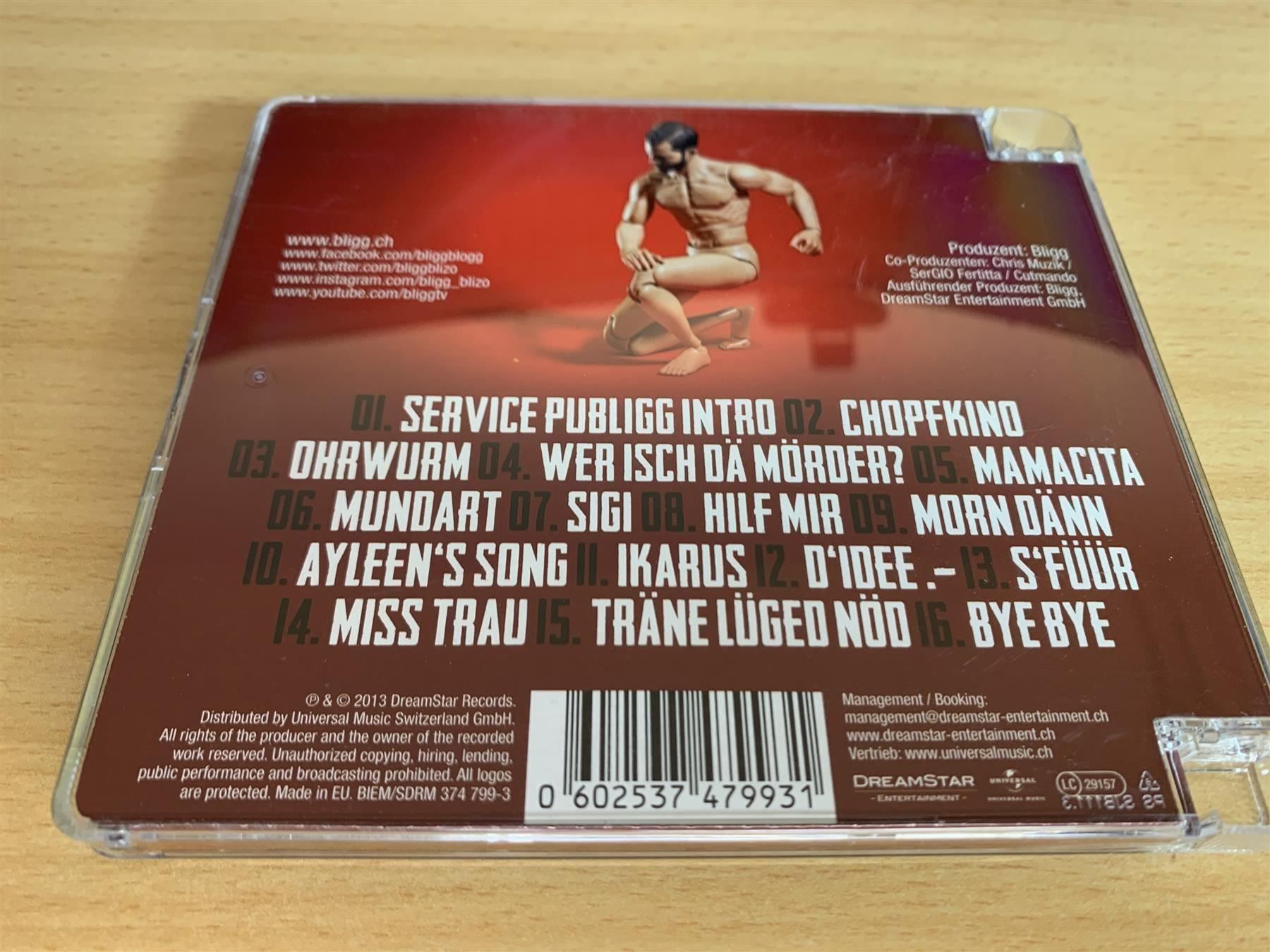 CD: Bligg – Service Publigg – Usato da Rikon im Tösstal venduto da Alpenmutz 1
