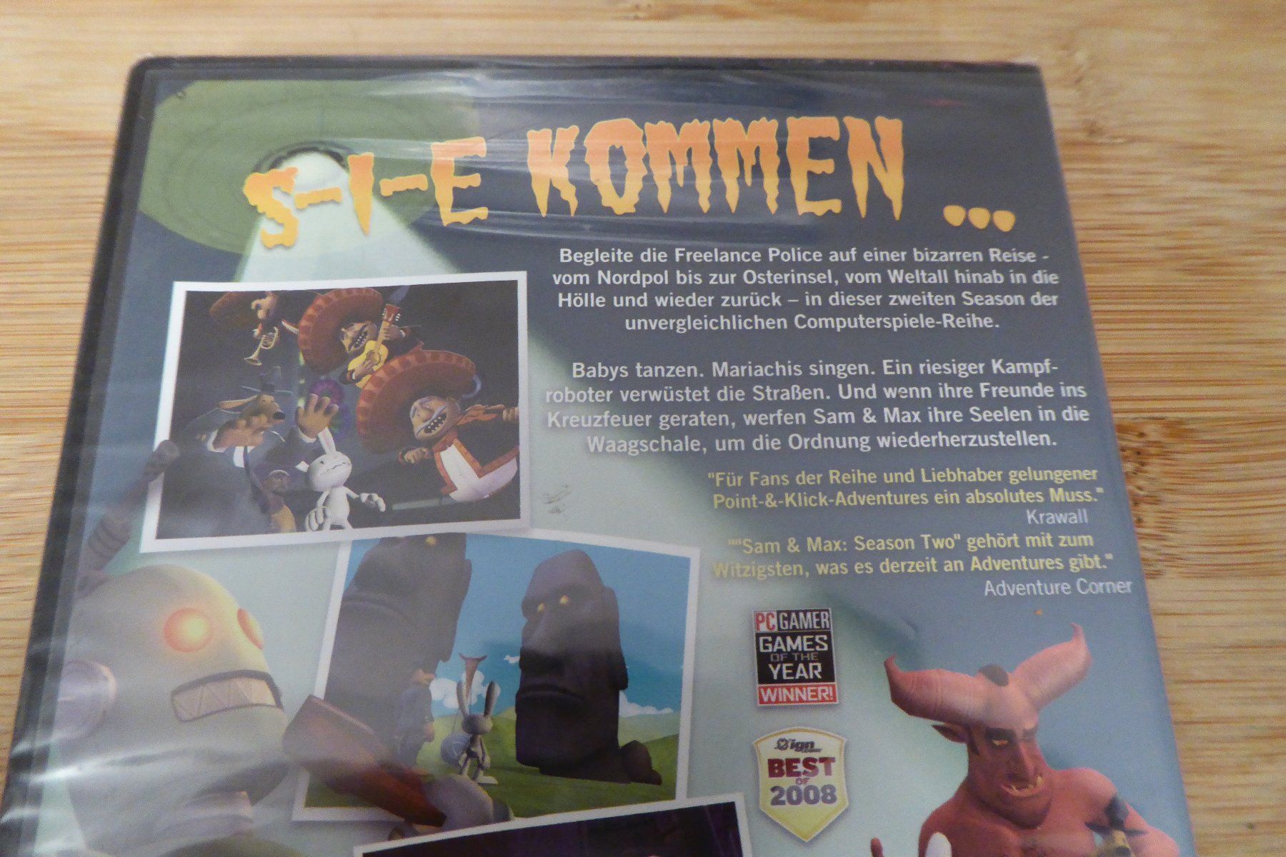 Atari Spiele: PC GAME OVP Sam & Max All-zeit bereit Season 2 – Neu und originalverpackt aus Allschwil von Summelsarium 2