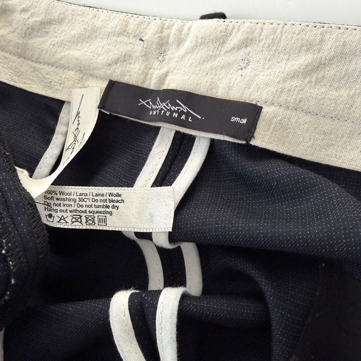Pantaloni: UMIT UNAL Wool Pants – Nuovo (secondo la descrizione) da Emmen venduto da Avviivva_Com2023 8