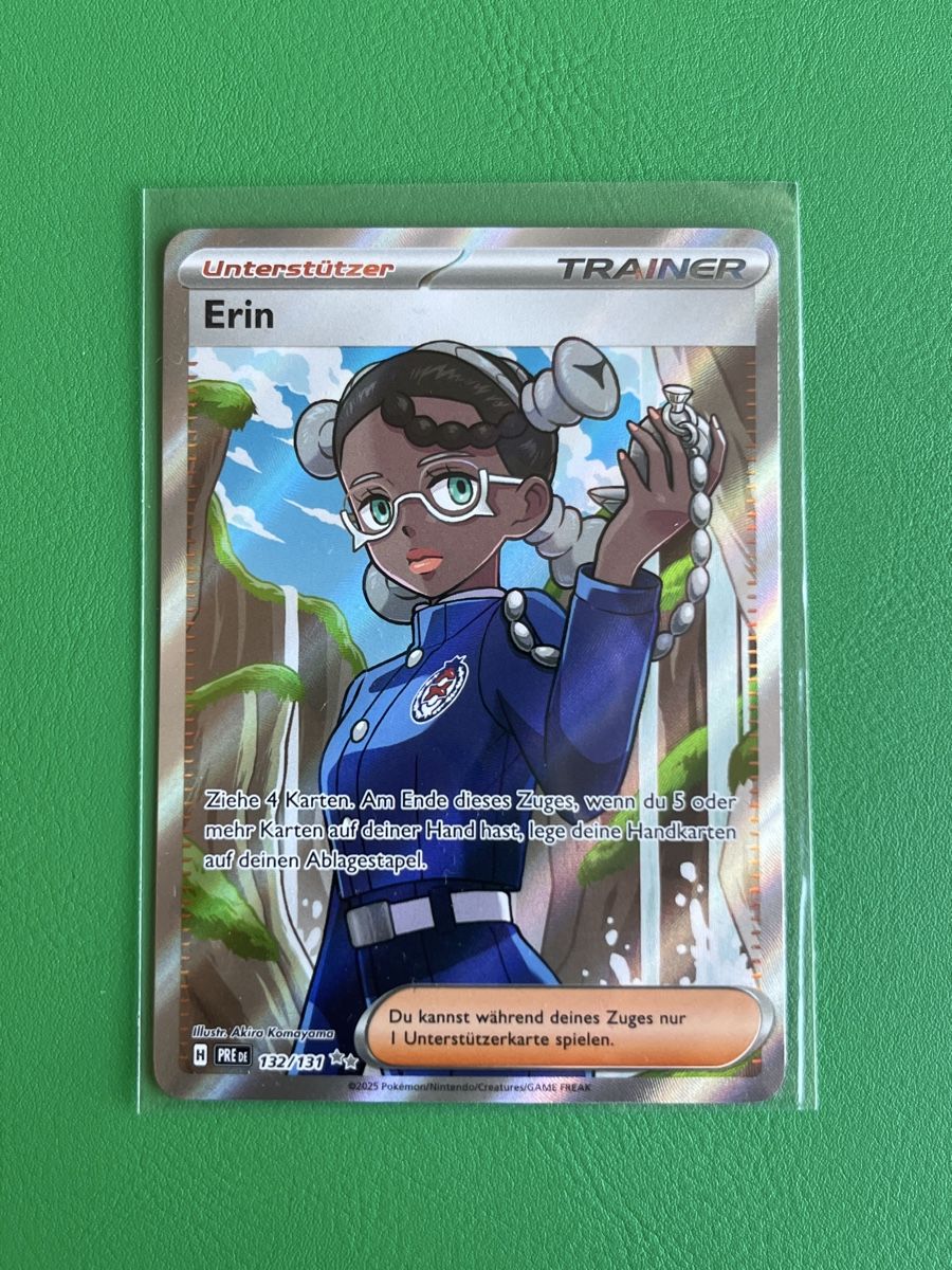Pokémon Carte collezionabili: Pokemon Erin Trainer Fullart PRE 132 DE – Nuovo (secondo la descrizione) da Lommiswil venduto da diti_89