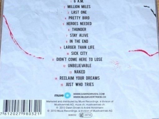 CD: Dawn Driven - Didn't Come Here to Lose – Usato da St.Gallen venduto da jalamusic 1