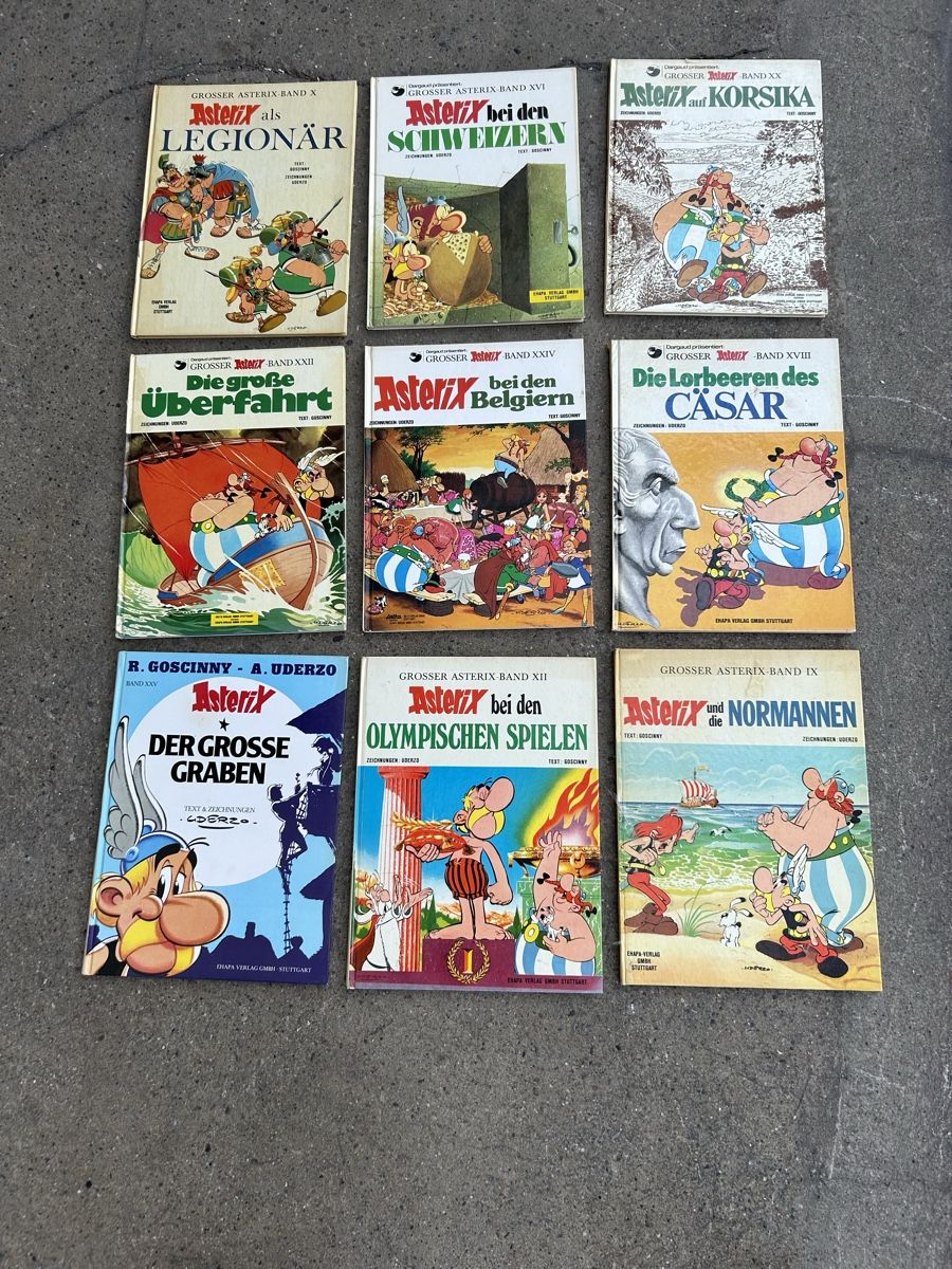 Fumetti: Asterix Comics Konvolut 9 Stk. gebraucht – Usato da Bern venduto da wal_qv9w