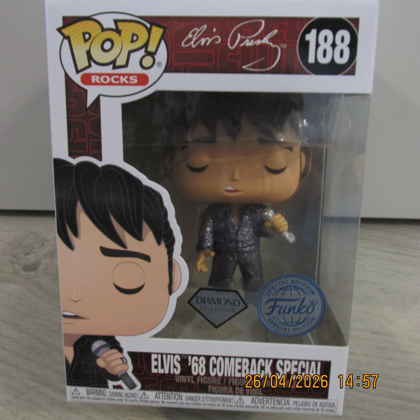 Funko Statuette: Funko Pop Rocks - Elvis '68 Comeback Special,  OVP – Nuovo (secondo la descrizione) da Galgenen venduto da Forflowers