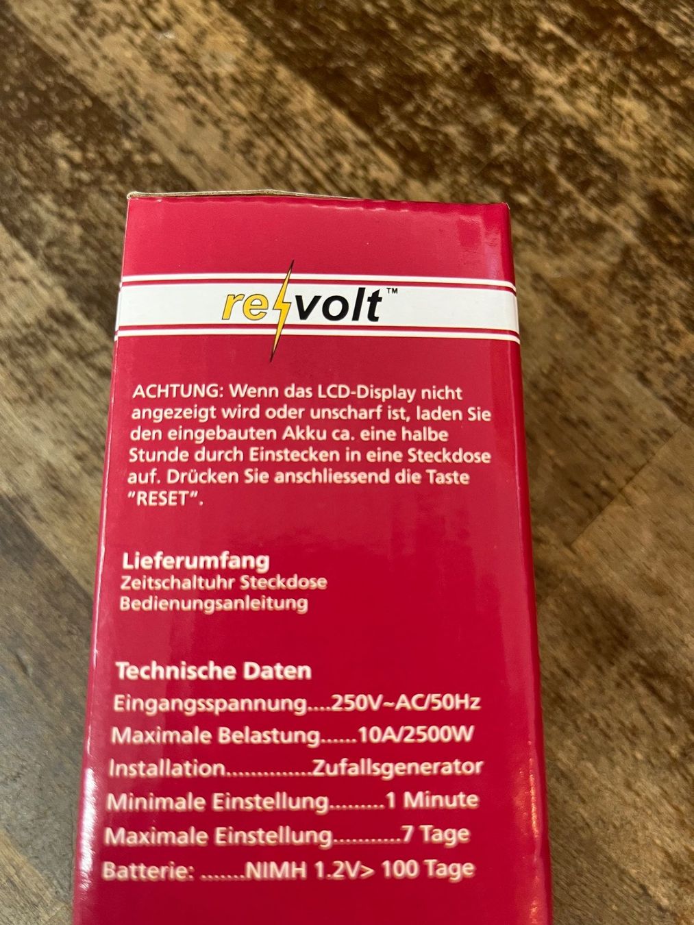 Schalter: Zeitschaltuhr digital – Neu und originalverpackt aus Jonen von Sevenb 2