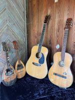 Diverse Instrumentensammlung für Basteln oder Dekoration