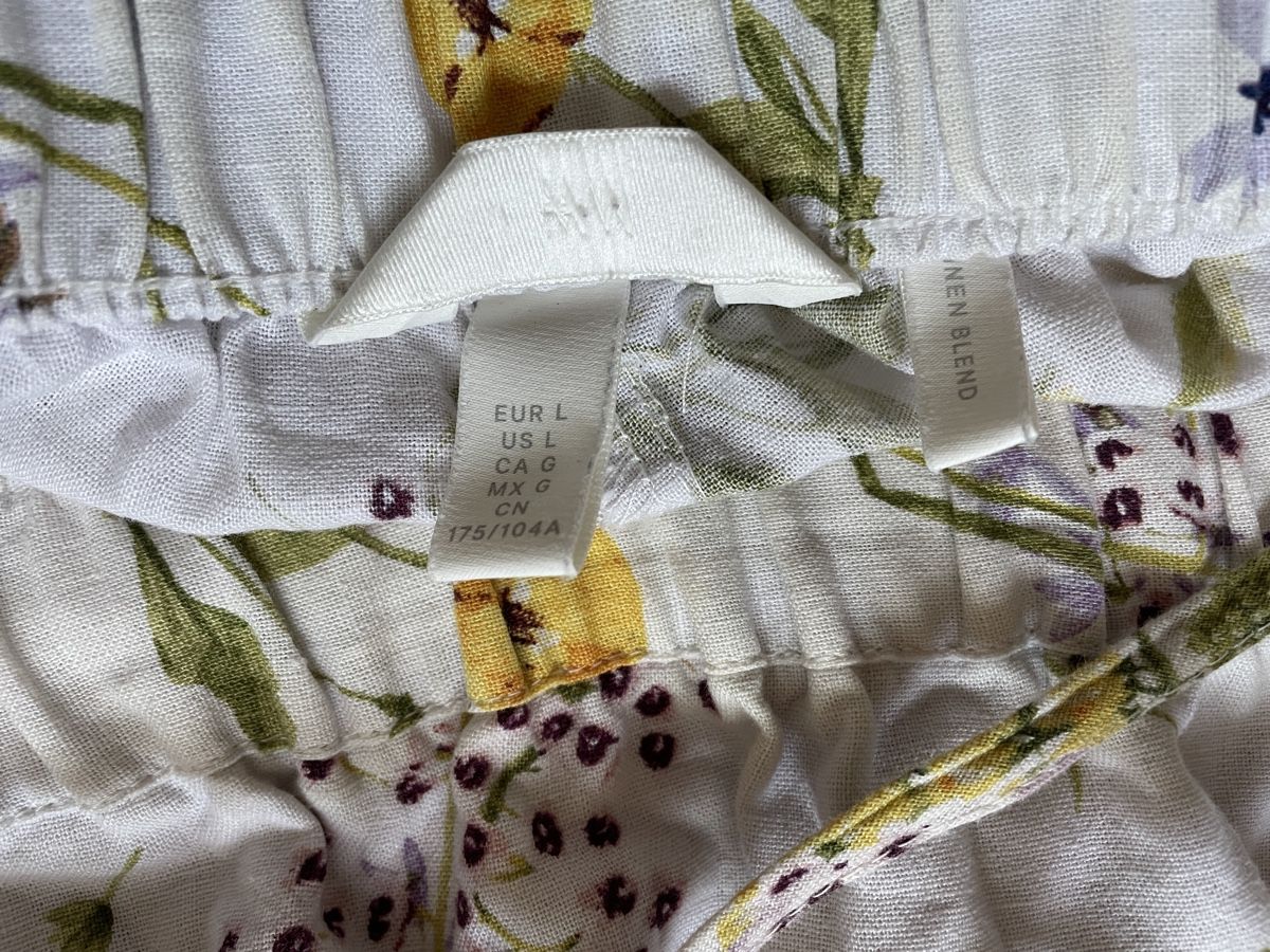 H&M Tute: Blumen Jumpsuit (Linenblend) Grösse 44 – Usato da Winterthur venduto da sabinemarie 2