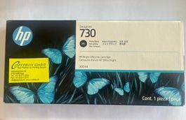 HP DesignJet T1600/T1700/T2600 Photo black Ink, P2V73A, 730