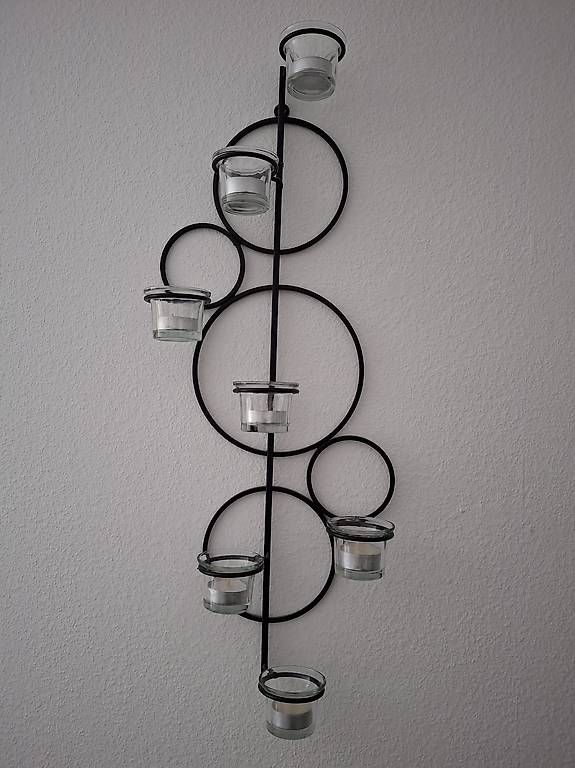 Kerzenständer: Teelichterwandhalter mit 7 Teelichter – Gebraucht aus Effretikon von CorneliaM03