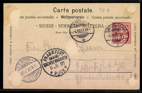 Cartes postales: Litho Oberhofen, Ortsansicht, Blick auf  – D'occasion à Berlin par bartko-reher 1