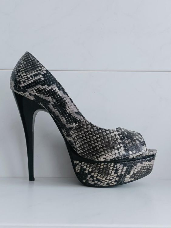 Escarpins peep-toe Jumex 39 talon 15 cm plateau cm façon s (D