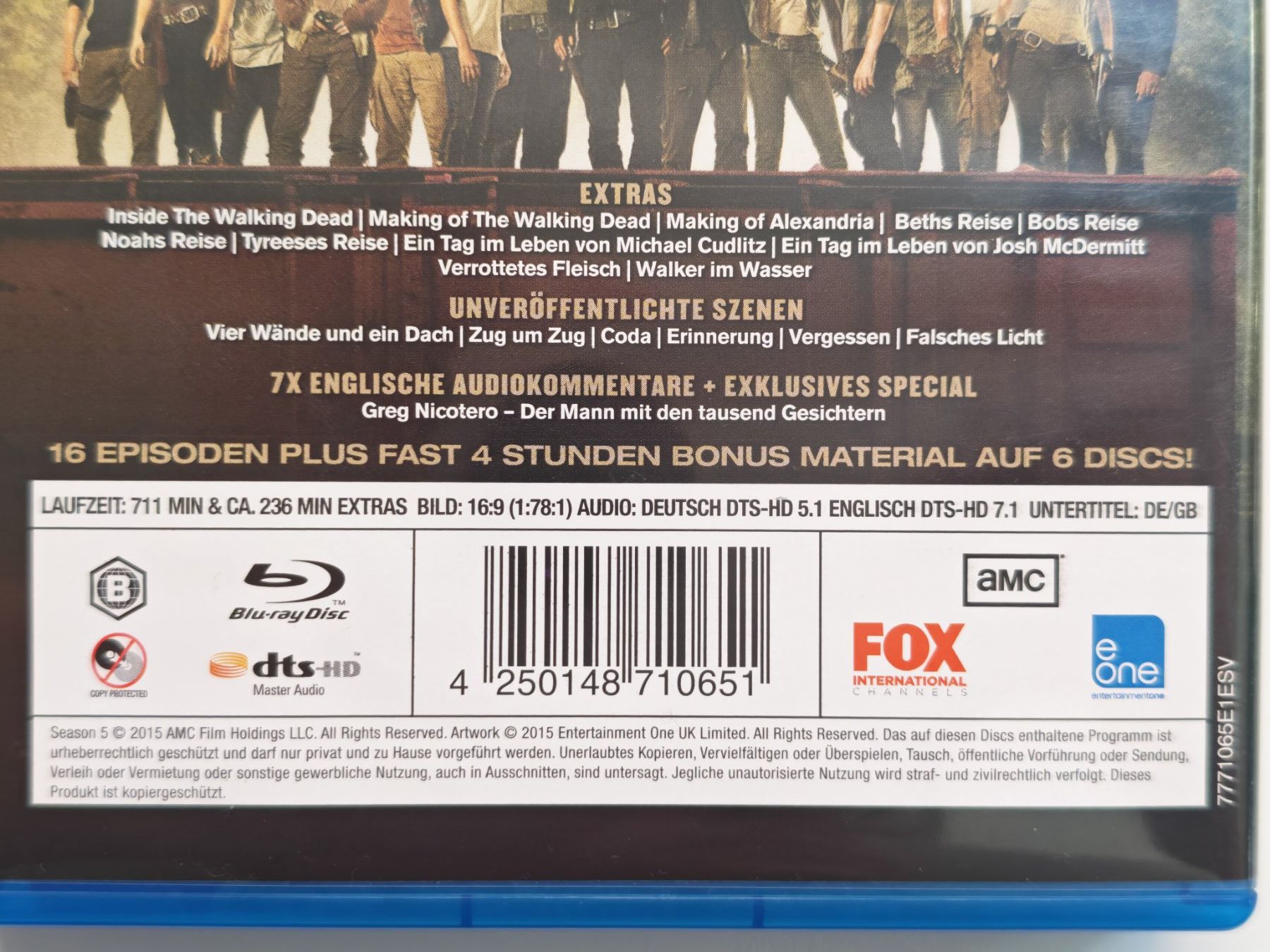 Tutti i DVDs: The Walking Dead Staffel 5 - UNCUT – Usato da Liestal venduto da Kratzilla 4
