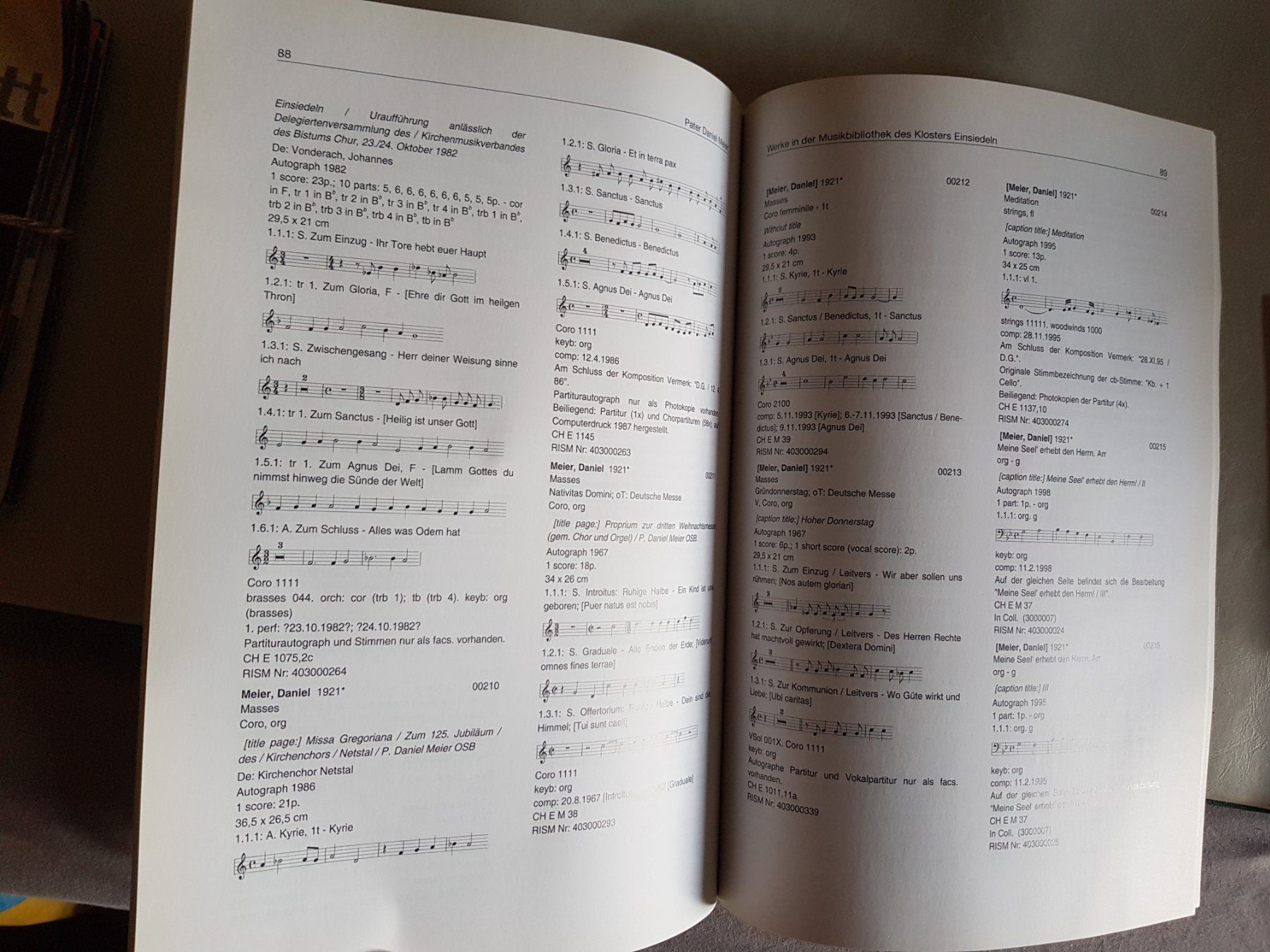 Libri: Ad Maiorem dei Gloriam - 2001 - Festausgabe P. Daniel Meier – Usato da Walterswil BE venduto da Lonitti 2