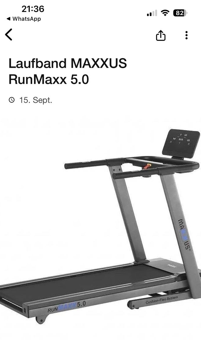 Maxxus Hometrainer: Laufband MAXXSUS RunMaxx. 5.0  – Gebraucht aus Schlieren von tatiana777 1