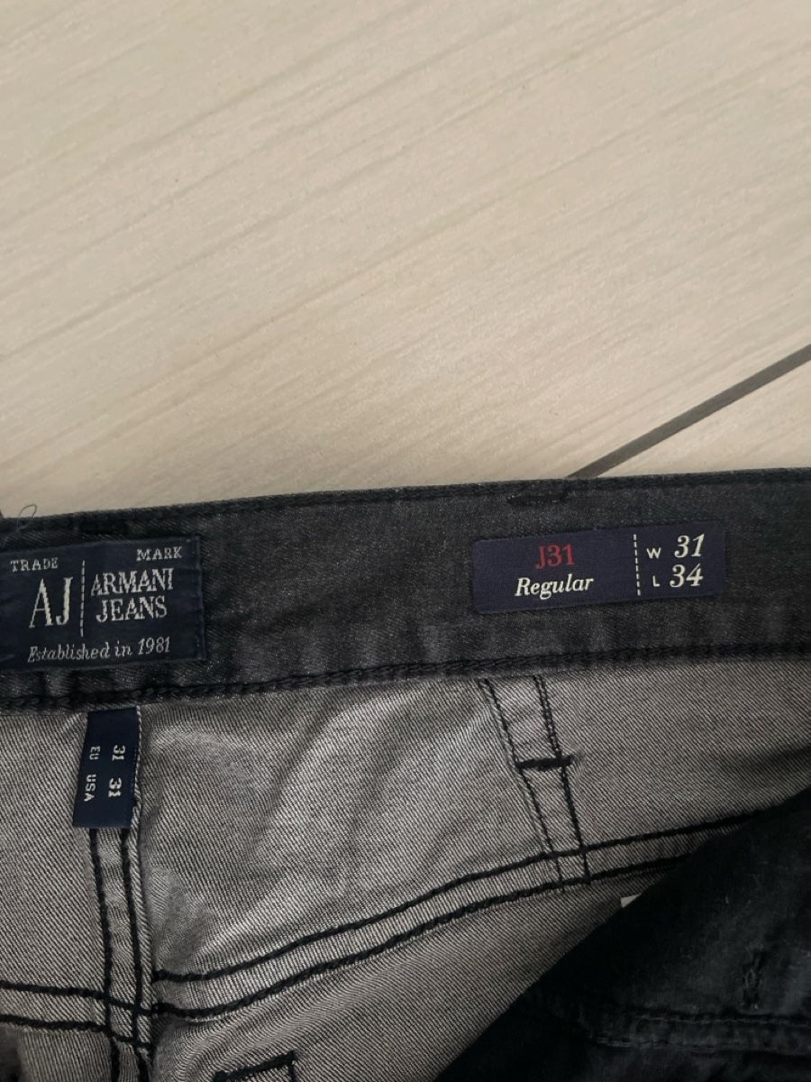 Armani Pantaloni: ARMANI leichte Hose Gösse 31/34 – Usato da Baar venduto da Galacta37 1