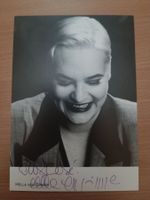 Hella von Sinnen - handsignierte Autogrammkarte