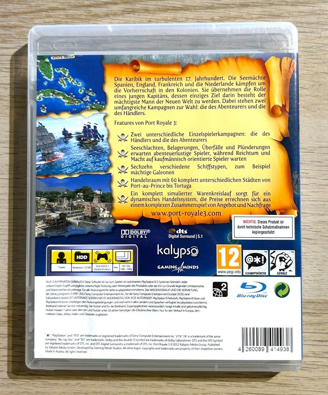 Sony Giochi: Port Royale 3 PS3 – Usato da St. Gallen venduto da Alpine.Arcade 1