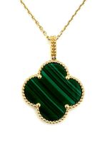 VAN CLEEF & ARPELS. Sautoir "Magic Alhambra" or et malachite