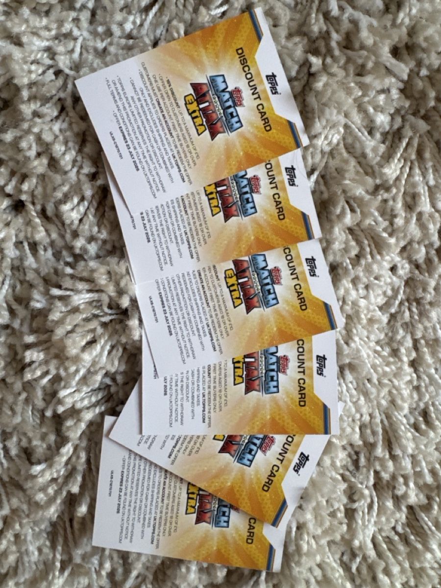 Topps Carte collezionabili: Topps Match Attax Discount Card – Nuovo (secondo la descrizione) da Muolen venduto da Pelon1
