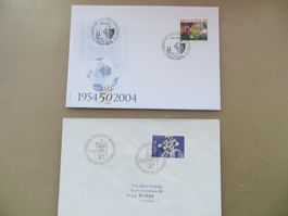2 Sonderbriefe/stempel Basel 1988+2004