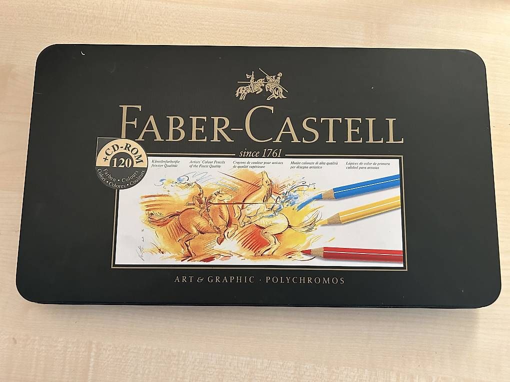 Bleistifte, Farbstifte & Kreide: 110+ Faber-Castell Polychromos Farbstifte – Gebraucht aus Bettingen von Pitagyros