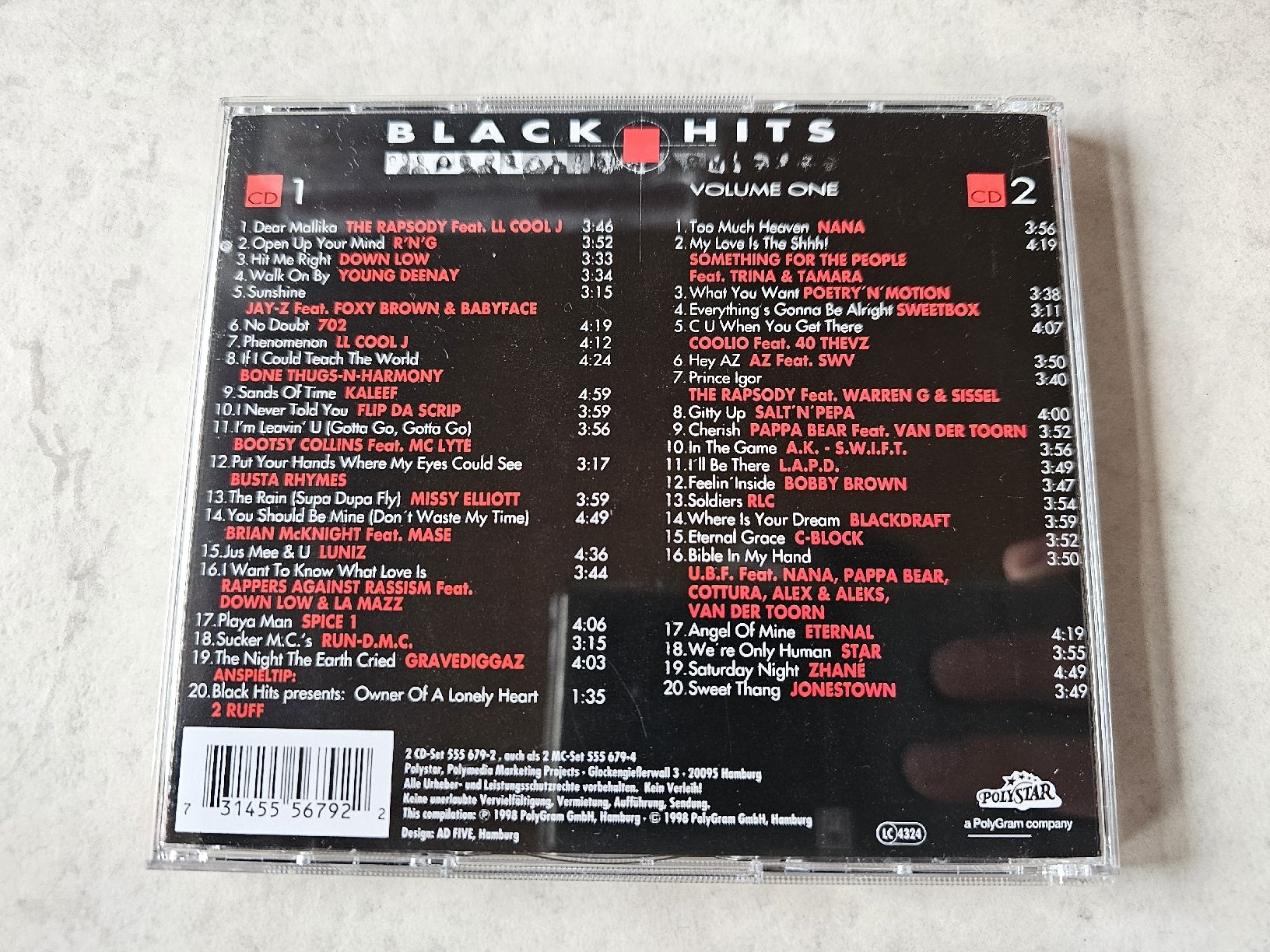 CD: Black Hits  -  Volume One  /  2 CD's – Usato da Schneisingen venduto da backstore24 1