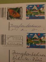 Briefmarken Helvetia Interlaken Jungfraubahnen, Top!