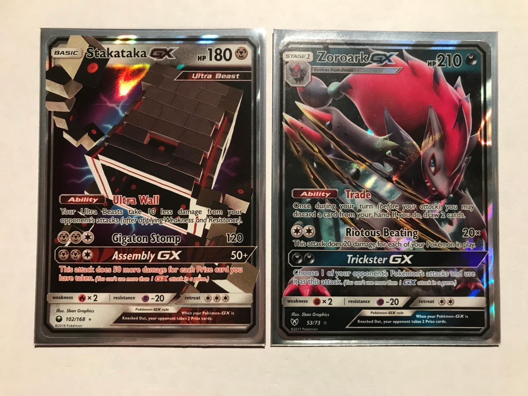 Pokémon Carte collezionabili: GX Set: Stakataka & Zoroark – Nuovo (secondo la descrizione) da Hagendorn venduto da Pokecollectorch