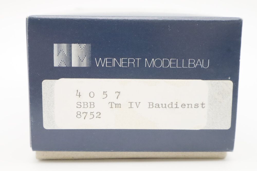 Modelleisenbahnen: Weinert 4057 SBB Tm IV 8752 H0 DC Analog – Gebraucht aus Basel von Railfun 9