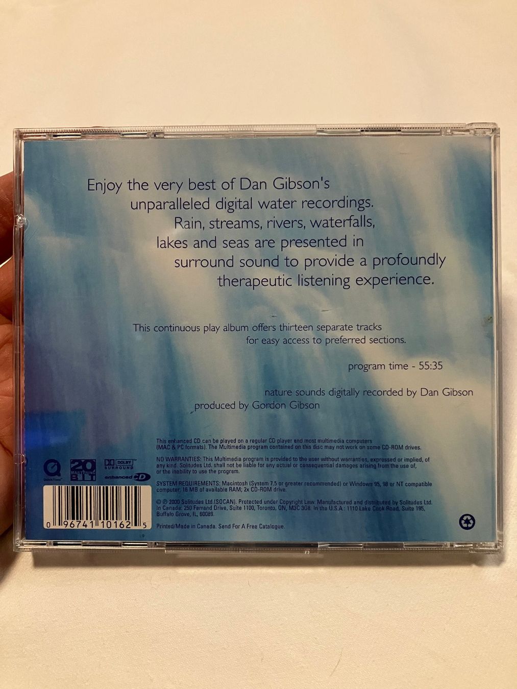 CD: CD Waterscapes, beruhigende Wassergeräusche – Usato da Schönenwerd venduto da Tomair 1