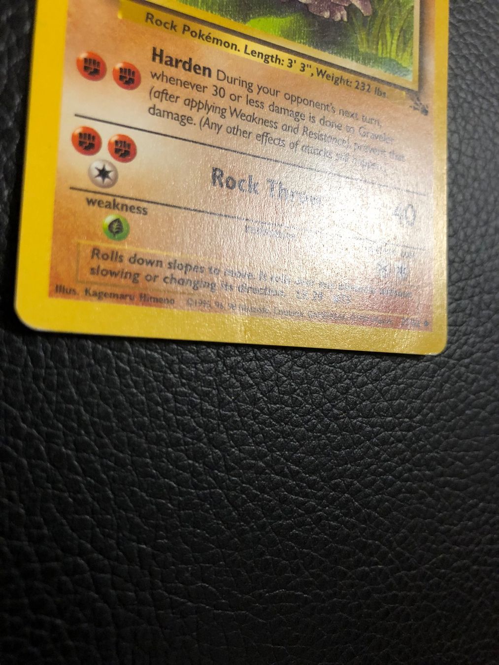 Pokémon Sammelbilder & Trading cards: Fossil Graveler 37/62 Ab 1 – Gebraucht aus Paradiso von Pkmn10 1