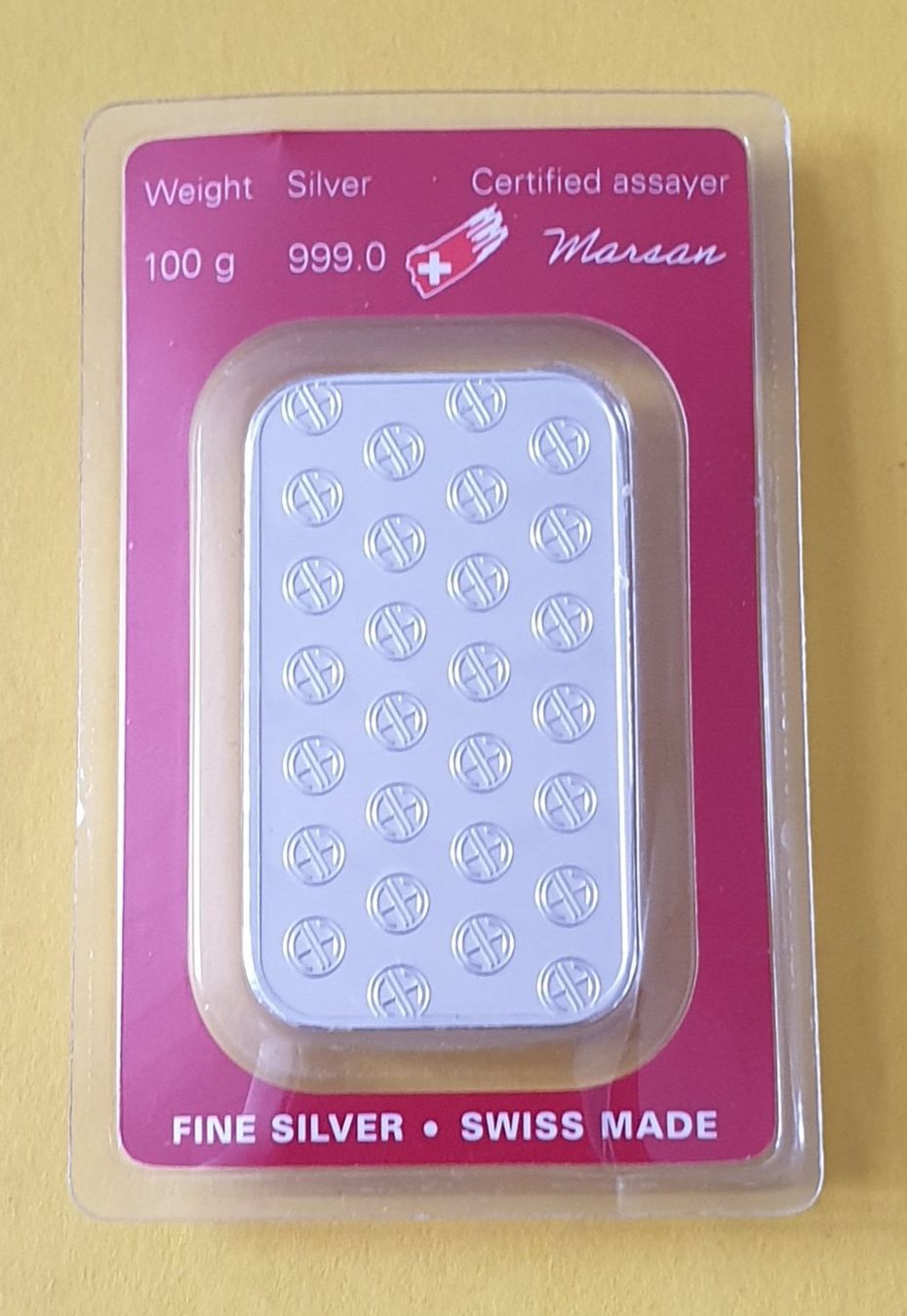 Metalli preziosi: 100 GRAMM SILBER BARREN ARGOR HERAEUS – Usato da Siglistorf venduto da Winer03 1