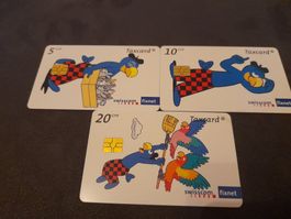 Globi 3er Serie Taxcard Swisscom (gebraucht)