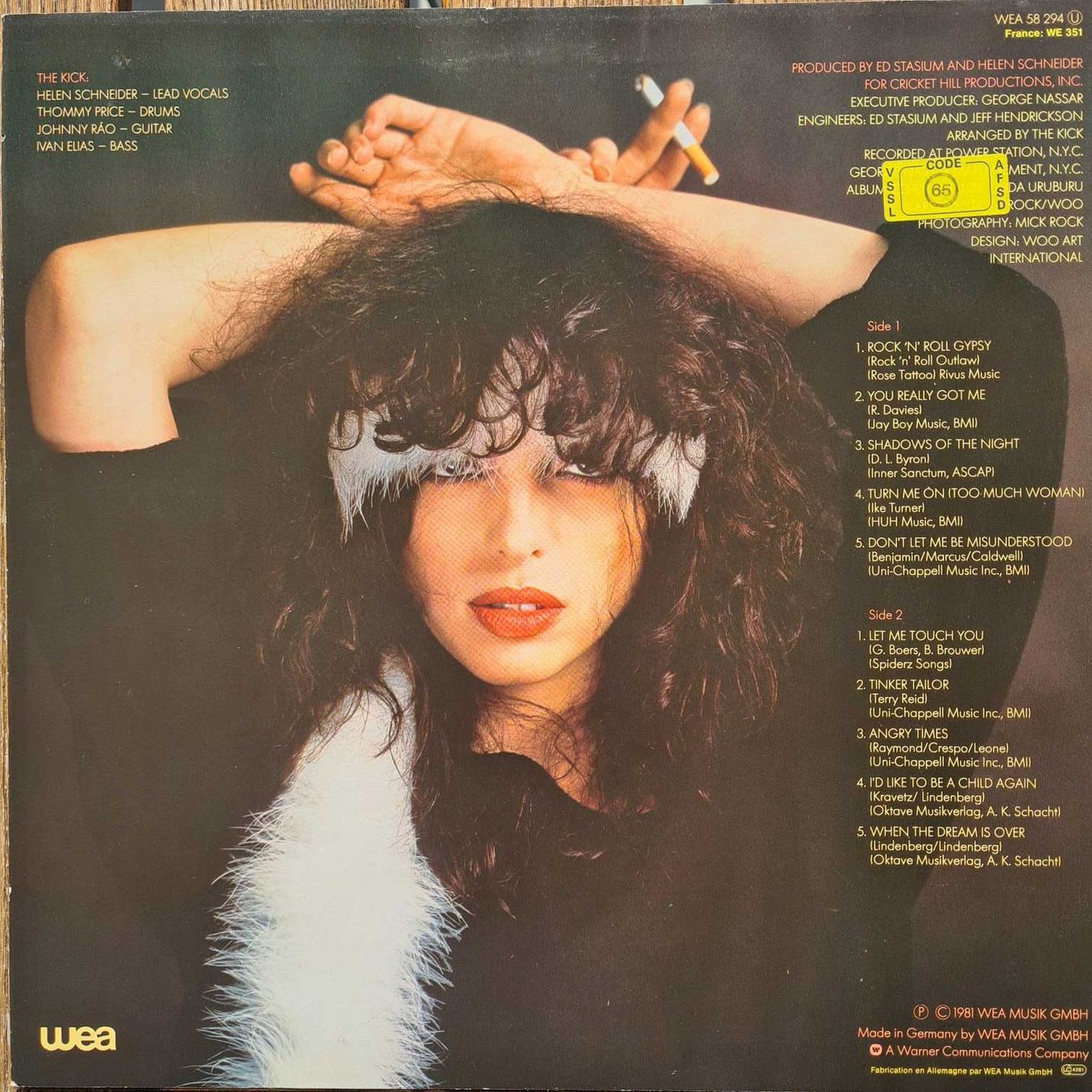 Dischi in vinile: LP - Helen Schneider - Rock 'n' Roll Gypsy – Usato da Basel venduto da Solarbebop 1