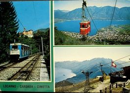 LOCARNO CARDADA CIMETTA Standseilbahn Luftseilbahn