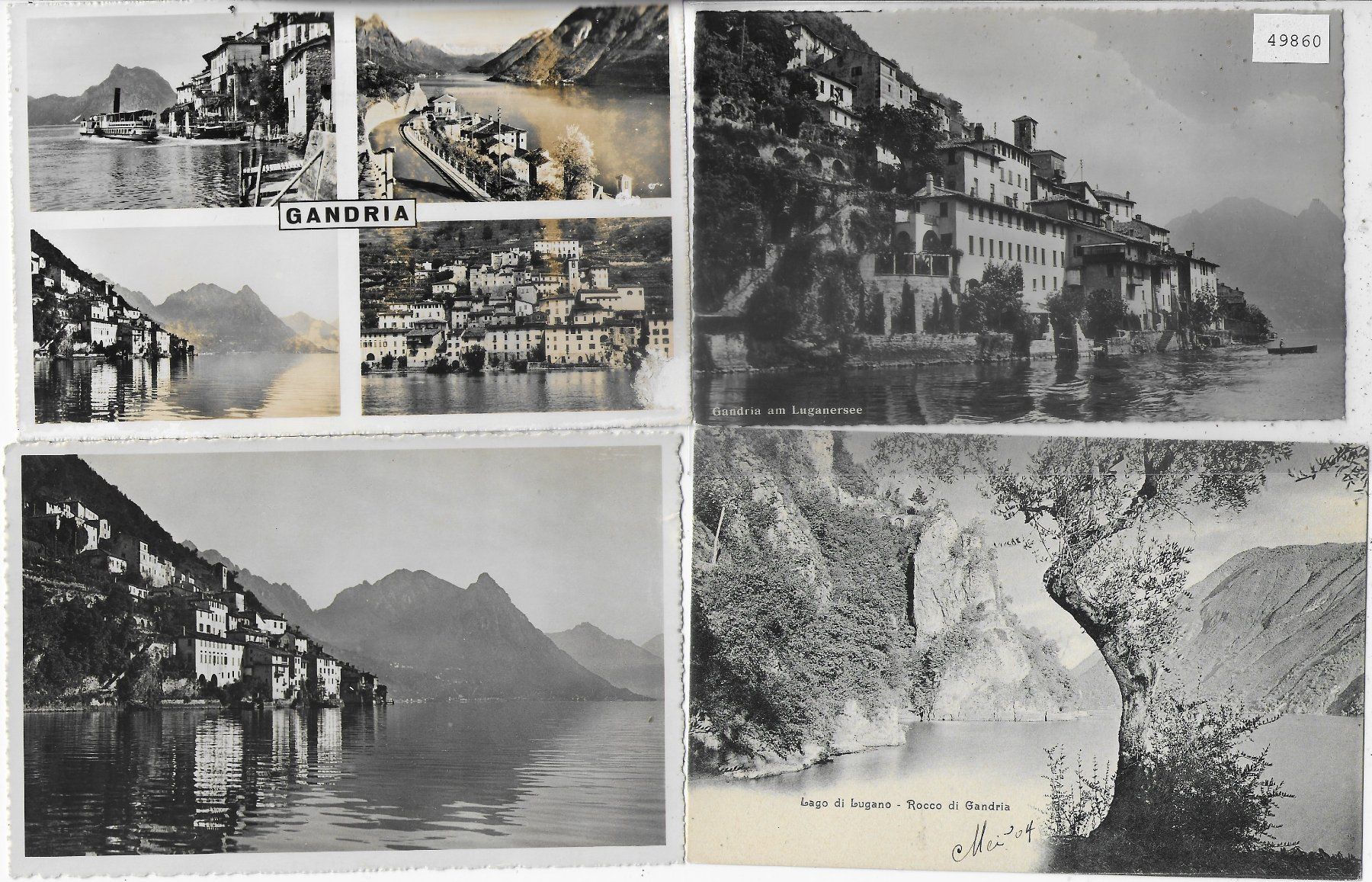 Cartes postales: 4 AK - Gandria – D'occasion à Ettingen par Kartenplanet