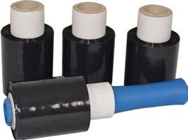 40 x Mini Rollen Stretchfolie + Abroller
