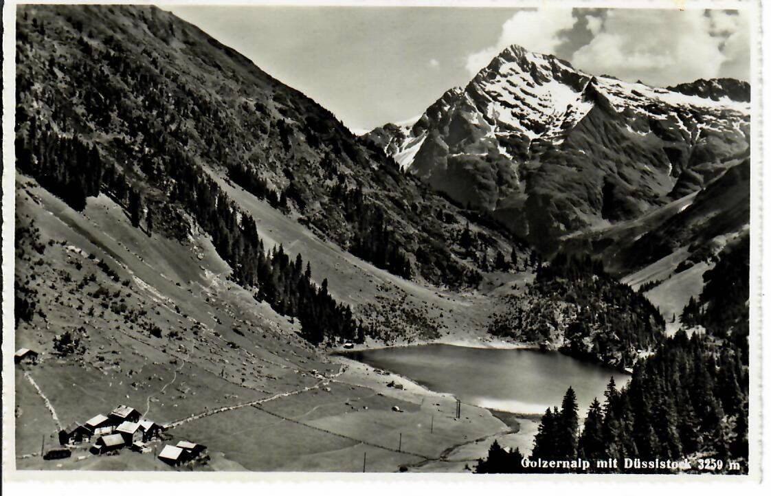Ansichtskarten: Golzernalp 1953 – Gebraucht aus Hochdorf von Ziegel-16