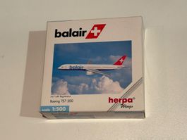 Herpa Balair Boeing 757-200 Modell 1:500 Flugzeug