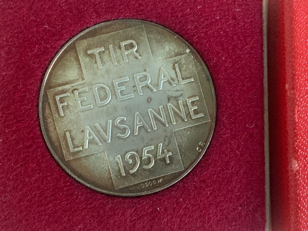 Médaille De Lutte France 1954 – Challenge USMT Originale, Club Français, état Authentique