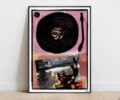 The Prodigy Turntable Firestarter Kunst Urban Vinyl Cover