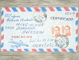 TR100 Enveloppe + Timbre Venezuela 1978