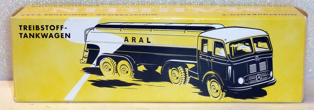 Wagon-citerne Märklin 1:87 – Mercedes Aral Réf 18032, Occasion