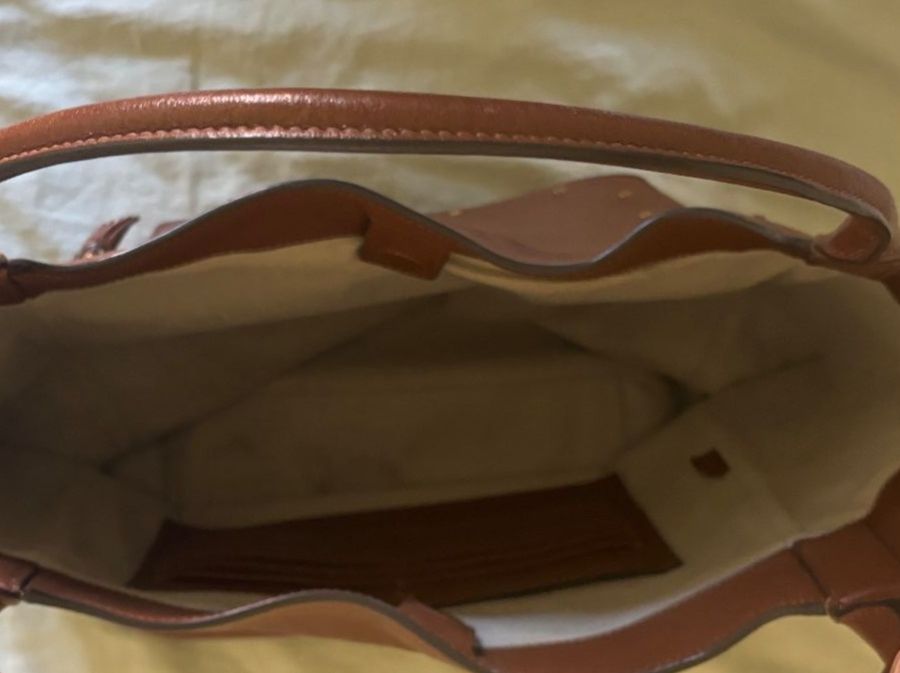 Sac Fourre-tout Anya Hindmarch En Toile Beige Avec Housse - Occasion Bon état