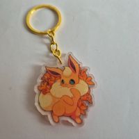 Pokemon Acryl Schlüsselanhänger - Flamara - MER