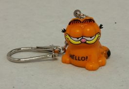 Cooler Garfield Hello Schlüsselanhänger, 3cm, neu