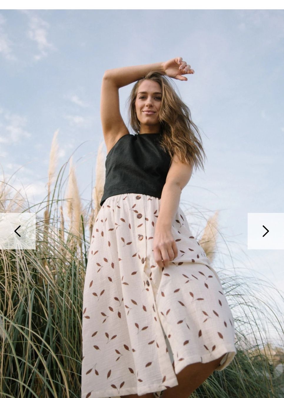 Röcke: KAIKO Button Skirt Wind mit Blattmuster Grösse S Neu – Neu und originalverpackt aus Belp von sfanny88 2
