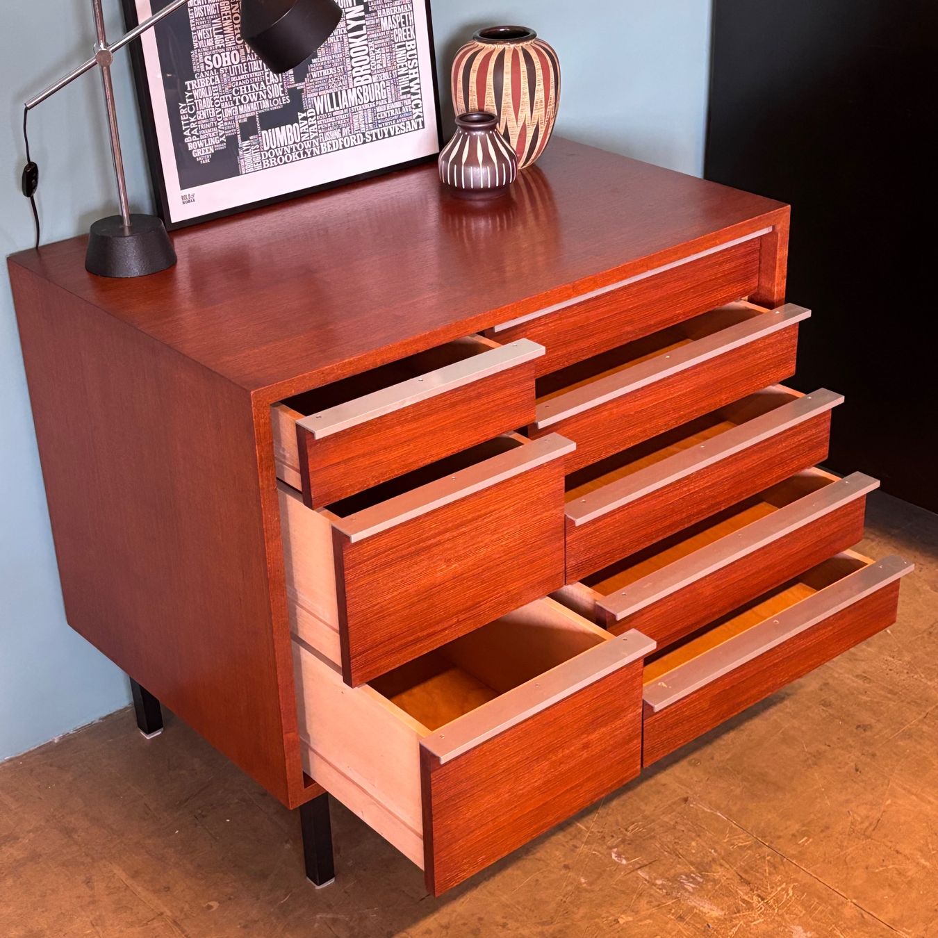 Kommoden: 1960er Teak Kommode / Schubladenstock – Gebraucht aus Bern von Modern-Era 8