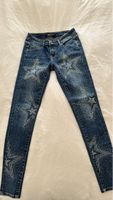Jean slim étoiles strass