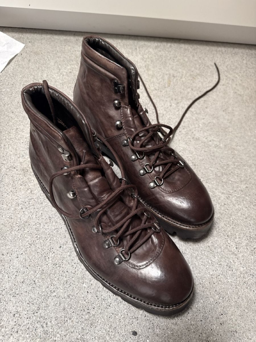 Scarpe da uomo: Lederstiefel in 43 – Nuovo e nell'imballaggio originale da Oberrieden venduto da edikk 1