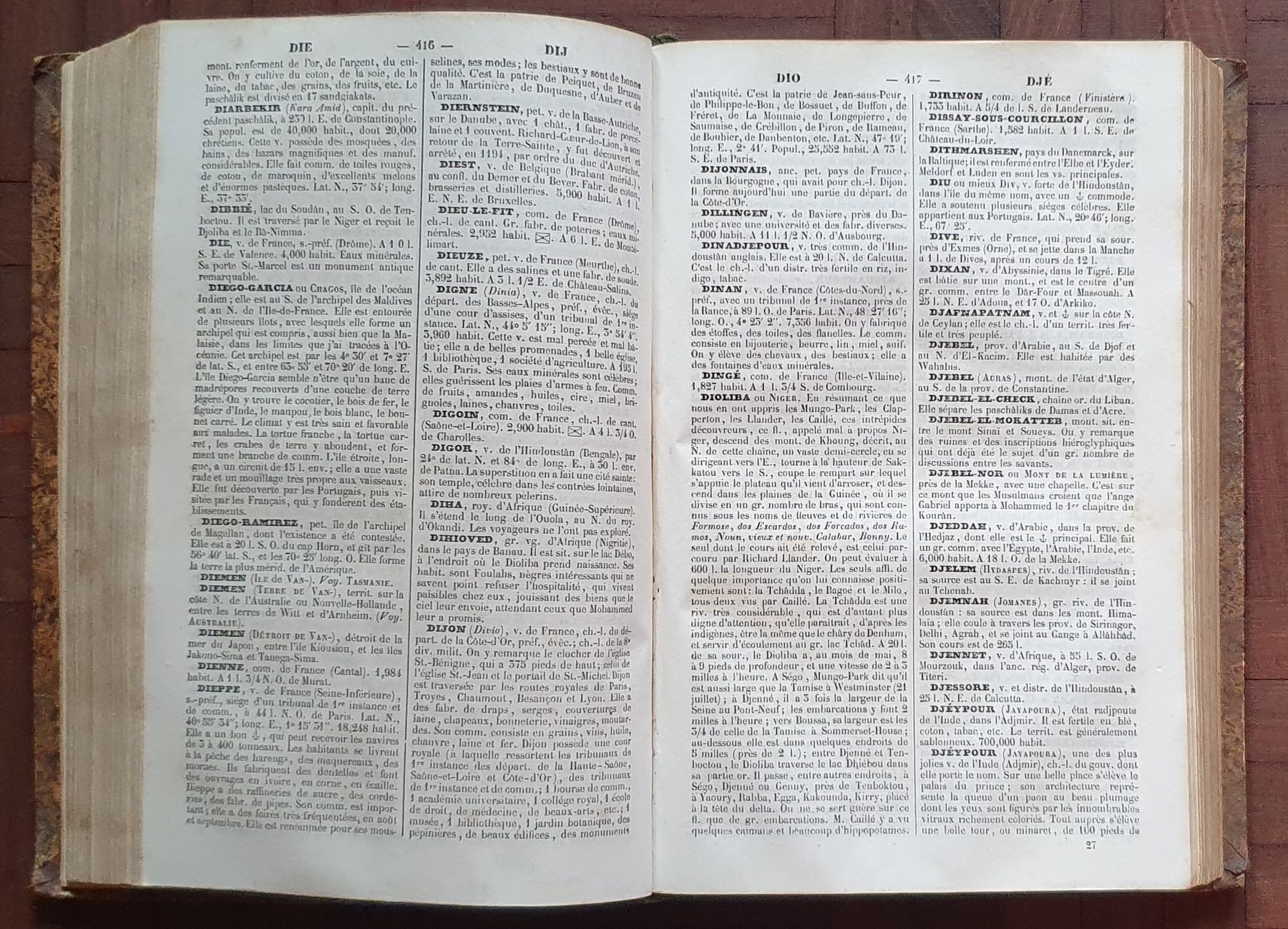 Libri: Buch 1840 - Geographie DOMENY – Usato da Kreuzlingen venduto da Rschweiz1 5